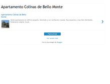 Tablet Screenshot of apartamentocolinasdebellomonte.blogspot.com