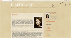 Desktop Screenshot of direitoeetc.blogspot.com