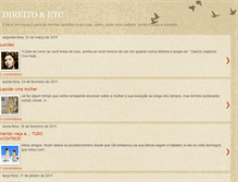 Tablet Screenshot of direitoeetc.blogspot.com