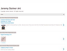 Tablet Screenshot of jeremysteinerart.blogspot.com