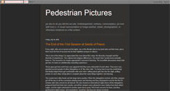 Desktop Screenshot of pedestrianpictures.blogspot.com