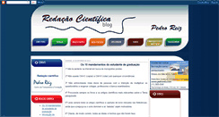 Desktop Screenshot of pedroreiz-redacaocientifica.blogspot.com