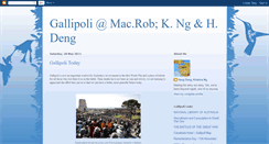 Desktop Screenshot of gallipoliatmacrob.blogspot.com