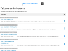 Tablet Screenshot of albanocalling.blogspot.com