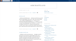 Desktop Screenshot of aircraftland.blogspot.com