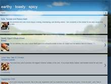 Tablet Screenshot of earthytoastyspicy.blogspot.com