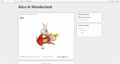 Desktop Screenshot of aliceatwonderland.blogspot.com