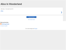 Tablet Screenshot of aliceatwonderland.blogspot.com