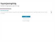Tablet Screenshot of ilayarajasongsblog.blogspot.com