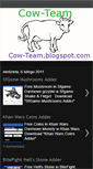 Mobile Screenshot of cow-team.blogspot.com
