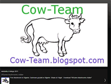 Tablet Screenshot of cow-team.blogspot.com
