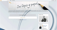 Desktop Screenshot of conlapizypapel.blogspot.com