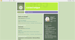 Desktop Screenshot of cursedtongue.blogspot.com
