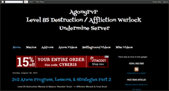 Desktop Screenshot of agonypvp.blogspot.com