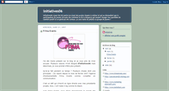 Desktop Screenshot of initiatives06.blogspot.com