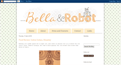 Desktop Screenshot of bellaandrobot.blogspot.com