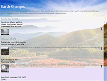 Tablet Screenshot of iamamericaearthchanges.blogspot.com