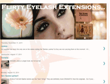 Tablet Screenshot of flirtyeyelashes.blogspot.com