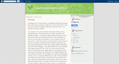 Desktop Screenshot of adulterygroundsfordivorce.blogspot.com