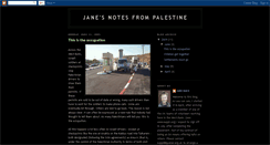Desktop Screenshot of janefrompalestine.blogspot.com