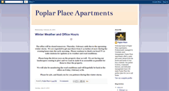 Desktop Screenshot of poplarplace.blogspot.com