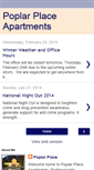 Mobile Screenshot of poplarplace.blogspot.com
