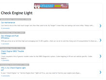 Tablet Screenshot of check-engine-light.blogspot.com