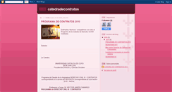 Desktop Screenshot of catedradecontratos.blogspot.com