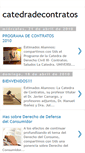 Mobile Screenshot of catedradecontratos.blogspot.com