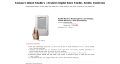 Desktop Screenshot of compare-ebook-readers.blogspot.com