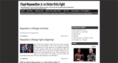 Desktop Screenshot of mayweather-ortiz-fight.blogspot.com