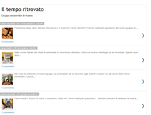 Tablet Screenshot of iltempo-ritrovato.blogspot.com