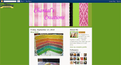 Desktop Screenshot of chantals-creations.blogspot.com