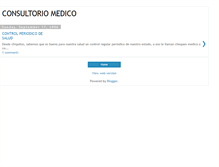Tablet Screenshot of consultorio-medico.blogspot.com