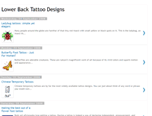 Tablet Screenshot of lower-back-tattoo-designs.blogspot.com