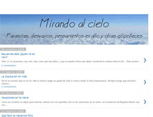 Tablet Screenshot of mirando-al-cielo.blogspot.com