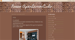 Desktop Screenshot of nossoapertamentinho.blogspot.com