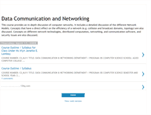 Tablet Screenshot of data-communication-and-networking.blogspot.com