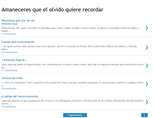 Tablet Screenshot of amaneceresqueelolvidoquiererecordar.blogspot.com