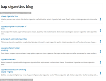 Tablet Screenshot of bapcigarettesblog.blogspot.com