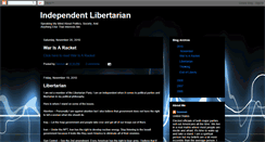 Desktop Screenshot of independentlibertarian.blogspot.com