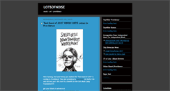 Desktop Screenshot of lotsofnoise.blogspot.com