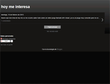 Tablet Screenshot of hoymeinteresa.blogspot.com