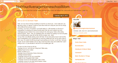 Desktop Screenshot of notyouraveragehomeschoolmom.blogspot.com