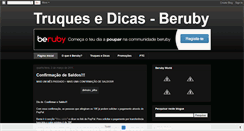 Desktop Screenshot of dicasberubypt.blogspot.com