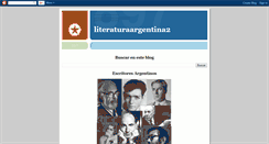 Desktop Screenshot of literaturaargentina2.blogspot.com