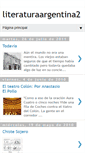Mobile Screenshot of literaturaargentina2.blogspot.com