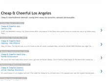 Tablet Screenshot of cheapandcheerfulla.blogspot.com