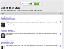 Tablet Screenshot of mactothefuture.blogspot.com