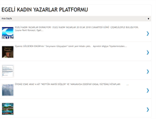 Tablet Screenshot of egelikadinyazarlar.blogspot.com